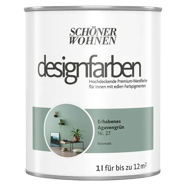 Schöner Wohnen Designfarben Erhabenes Agavengrün 1,