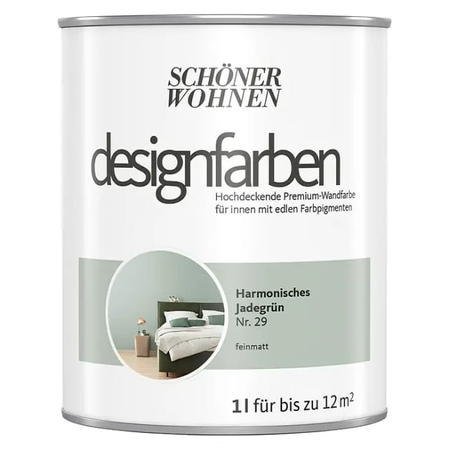 Schöner Wohnen Designfarben Harmonisches Jadegrün 1,