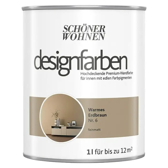 Schöner Wohnen Designfarben Warmes Erdbraun 1,
