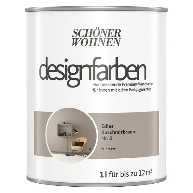 Schöner Wohnen Designfarben Edles Kaschmirbraun 1,