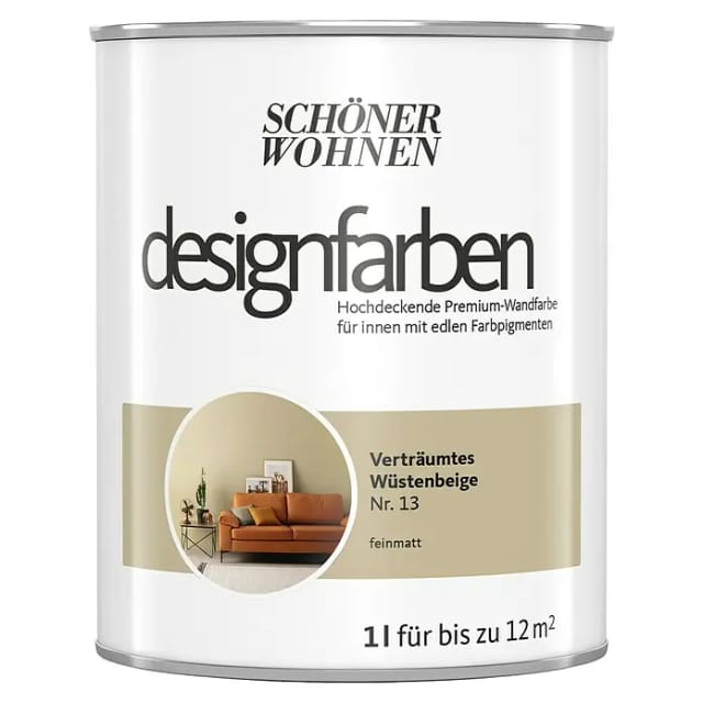 Schöner Wohnen Designfarben Verträumtes Wüstenbeige 1,