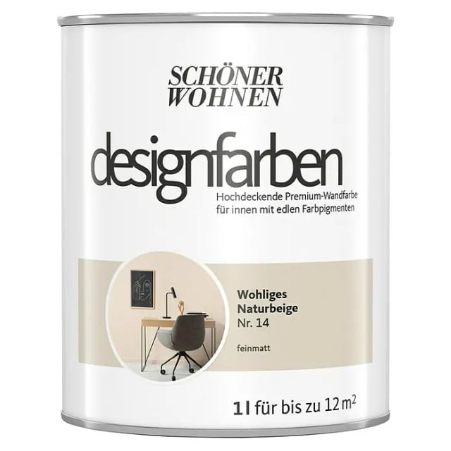 Schöner Wohnen Designfarben Wohliges Naturbeige 1,