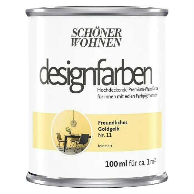 Schöner Wohnen Designfarben Freundliches Goldgelb 100 ml