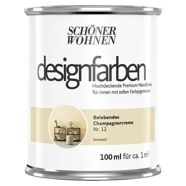 Schöner Wohnen Designfarben Belebendes Champagnercreme 100 ml