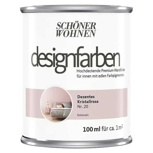 Schöner Wohnen Designfarben Dezentes Kristallrosa 100 ml