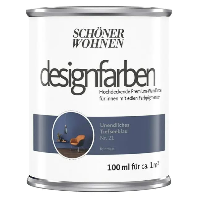 Schöner Wohnen Designfarben Unendliches Tiefseeblau 100 ml