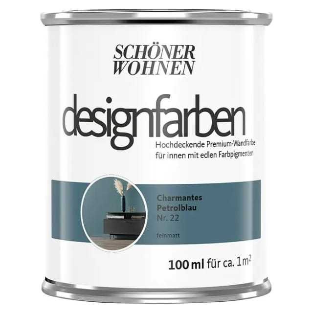Schöner Wohnen Designfarben Charmantes Petrolblau 100 ml
