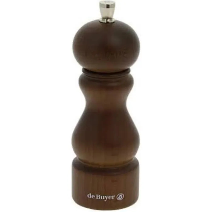 Salzmühle De Buyer Rumba Verstellbarer Mechanismus Holz 14 Cm