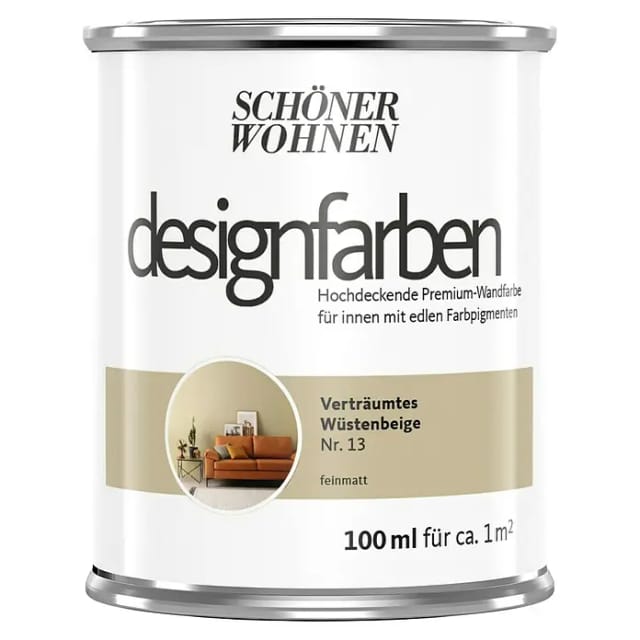 Schöner Wohnen Designfarben Verträumtes Wüstenbeige 100 ml
