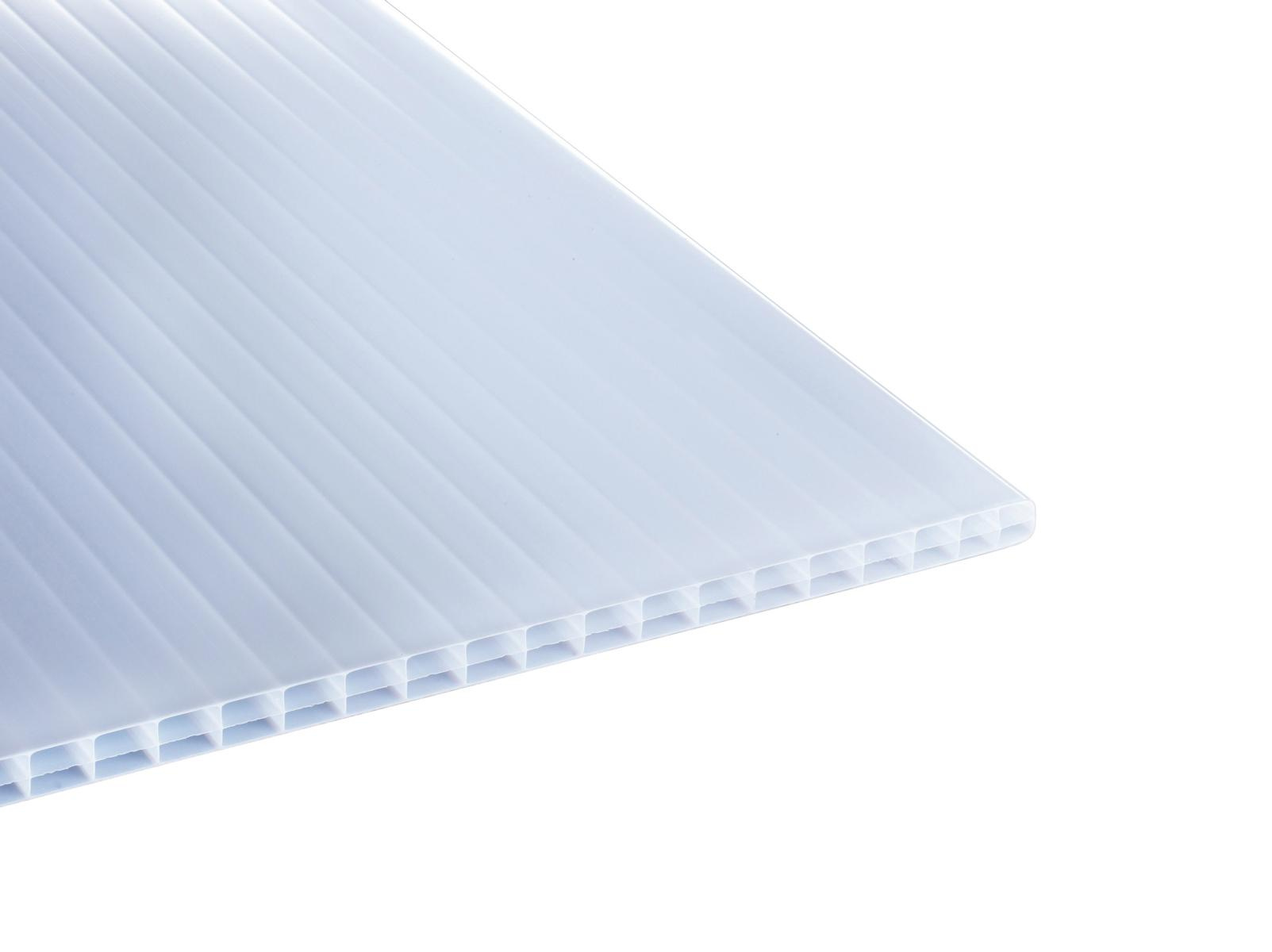 Pc-stegdreifachplatte 16 Mm 980 X 2000 Mm Weiß-opal