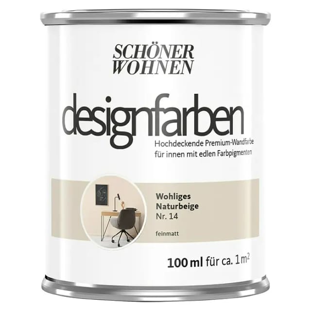 Schöner Wohnen Designfarben Wohliges Naturbeige 100 ml