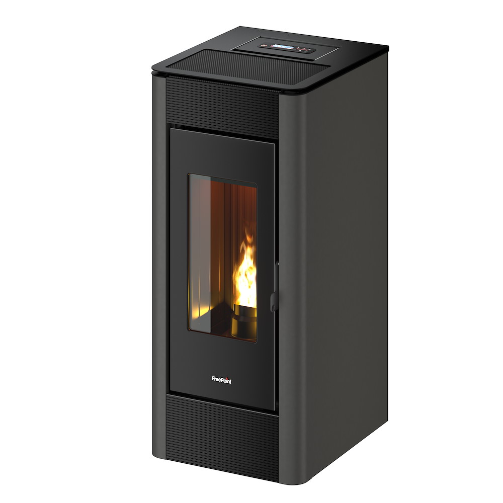 Pelletofen Indaco 11, Stahl Farbe: Anthrazit