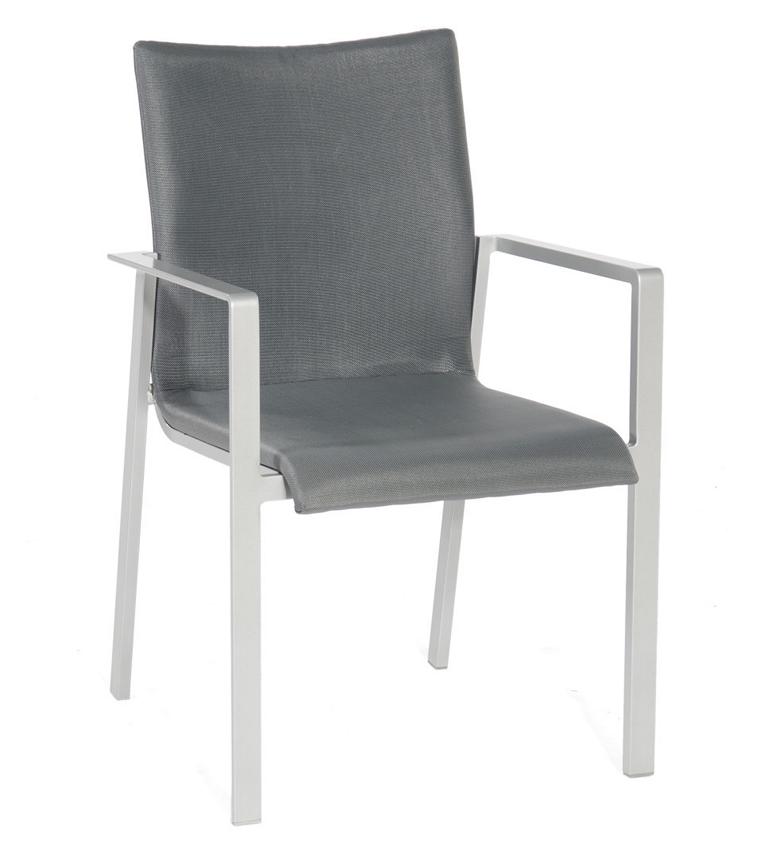 Stapelsessel West Silber/alu Sonnenpartn Er