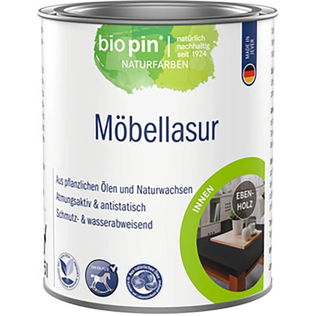 biopin Möbellasur ebenholz 0,375,