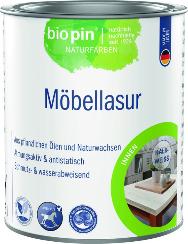 biopin Möbellasur kalkweiß 0,375,