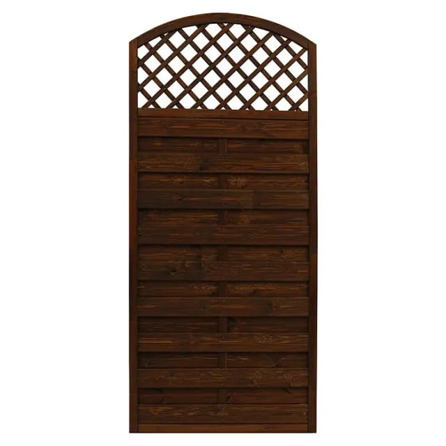 Sichtschutzzaun Element Bordeaux Braun 180/195 cm x 90 cm