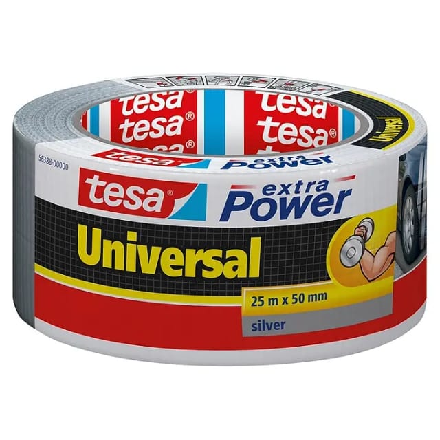 Tesa Extra Power Universal Silber 25 m x 50 mm