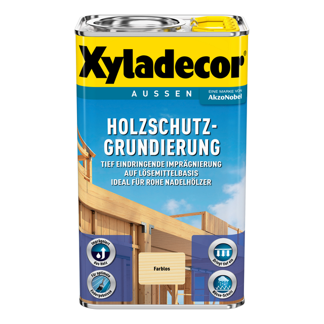 Xyladecor Holzschutz-Grundierung Transparent seidenmatt,h 750 ml