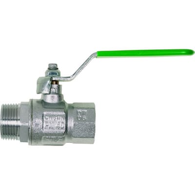 Trinkwasserkugelhahn IG 18,6 mm (1/2 Zoll) x AG 21 mm (1/2 Zoll)