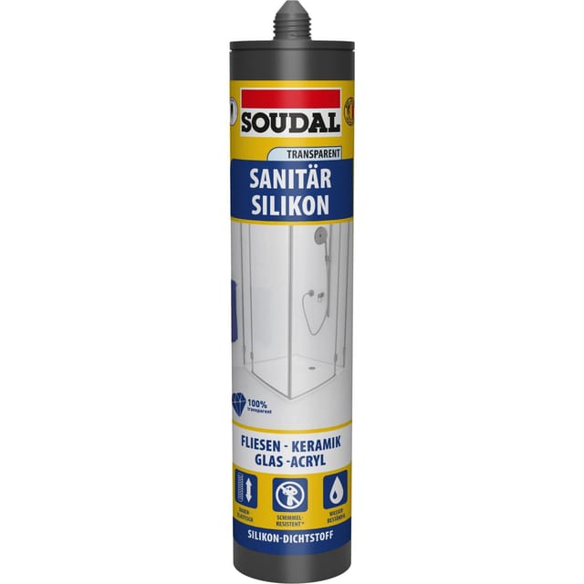 Soudal Sanitär Silikon Transparent 300 ml