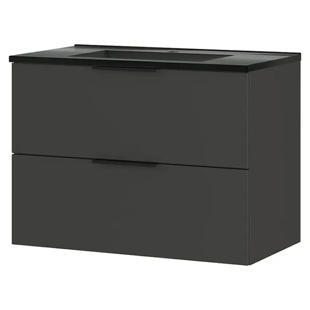 Germania WT-Unterschrank Crandon 81 cm x 61 cm x 47 cm Graphit-Schwarz