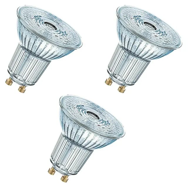 Osram Leuchtmittel GU10 LED BASE PAR16 2.700 K 350,m 4,3 W 3er Set