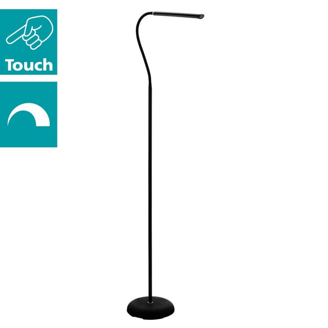 Eglo LED-Stehleuchte Laroa Schwarz