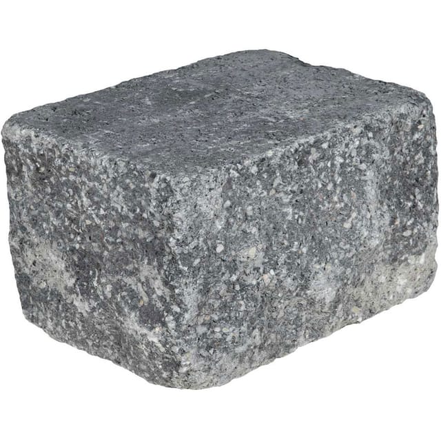 EHL Mauer Anzio-Antik-Light Anfang-/End-Halbstein 25 x 18 x 15 cm Grau-Anthrazit