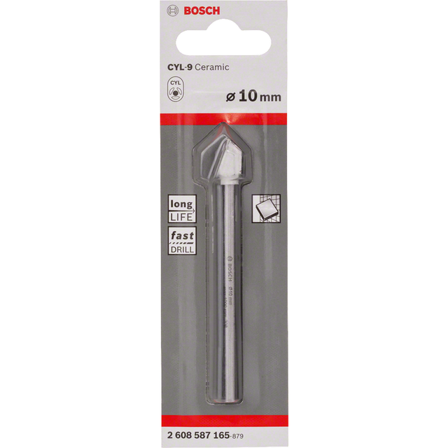 Bosch Fliesenbohrer CYL-9 Ceramic 10 mm x 90 mm