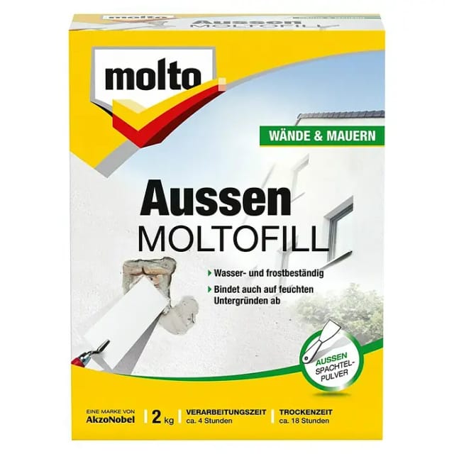 Molto Außen Moltofill Außen-Spachtelpulver 2 kg