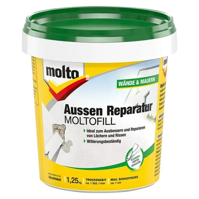 Molto Reparatur Moltofill Außen-Fertigspachtel 1,25 kg