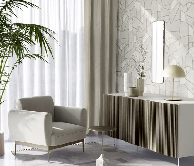 Erismann Vliestapete Elle Decoration 4 Mosaique Beige