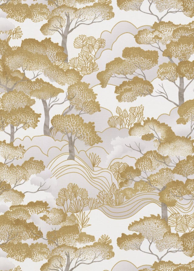Erismann Vliestapete Elle Decoration 4 Golden Grove Gold