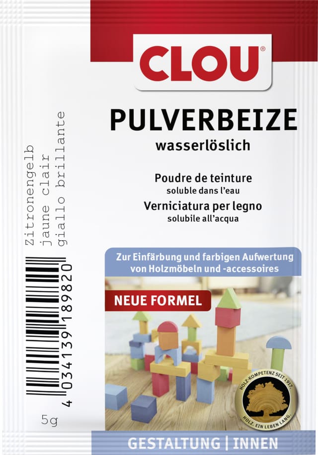 Clou Pulverbeize Gelb G 5 g