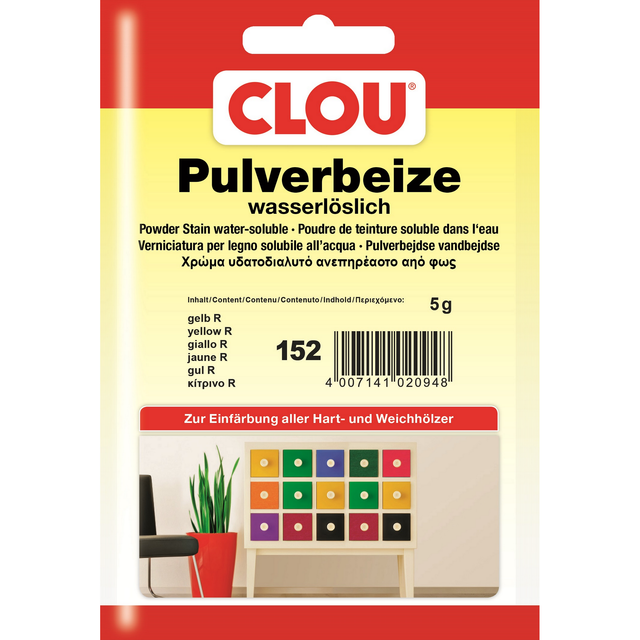 Clou Pulverbeize Gelb R 5 g