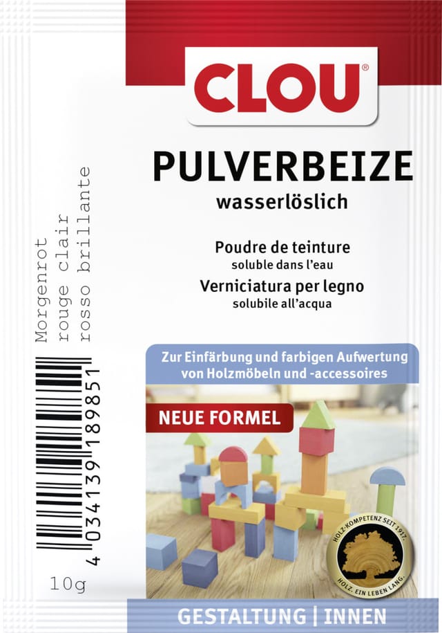 Clou Pulverbeize Hellrot 12 g
