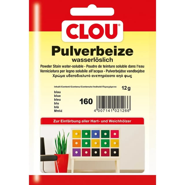 Clou Pulverbeize Blau 12 g