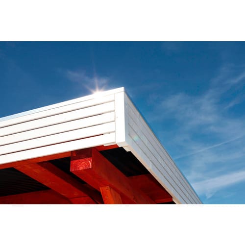 Skan Holz Carport Spessart 611 cm x 846 cm Schiefergrau