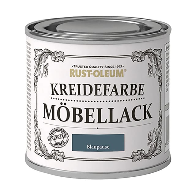 Rust-Oleum Kreidefarbe Möbellack Blaupause 125 ml