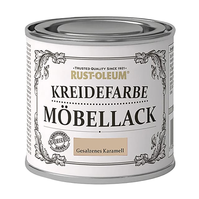 Rust-Oleum Kreidefarbe Möbellack Gesalzenes Karamell 125 ml