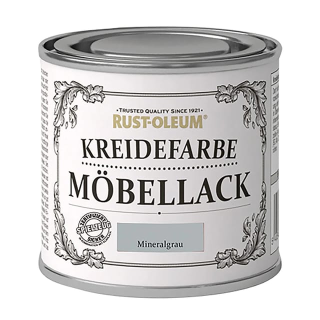 Rust-Oleum Kreidefarbe Möbellack Mineralgrau 125 ml