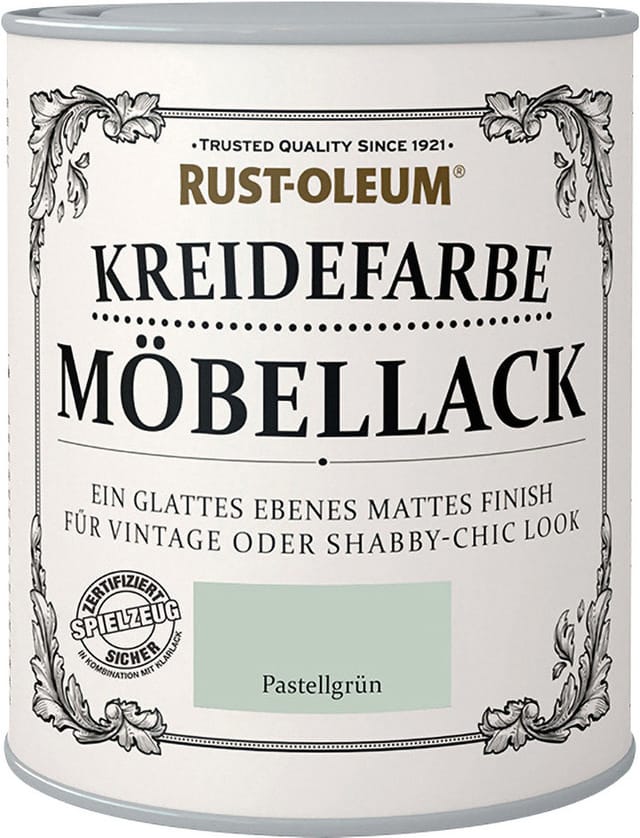 Rust-Oleum Kreidefarbe Möbellack Pastellgrün 125 ml