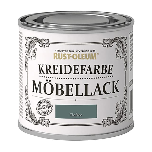 Rust-Oleum Kreidefarbe Möbellack Tiefsee 125 ml