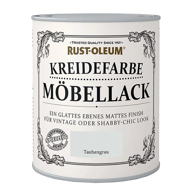 Rust-Oleum Kreidefarbe Möbellack Taubengrau 750 ml
