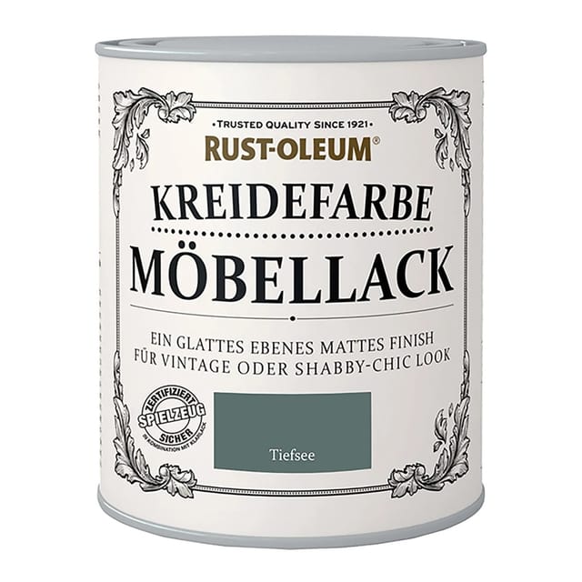 Rust-Oleum Kreidefarbe Möbellack Tiefsee 750 ml