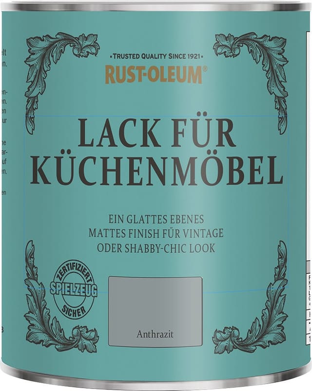 Rust-Oleum Küchenmöbellack Anthrazit 750 ml