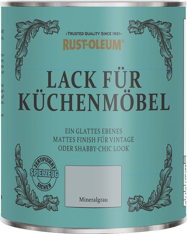Rust-Oleum Küchenmöbellack Mineralgrau 750 ml