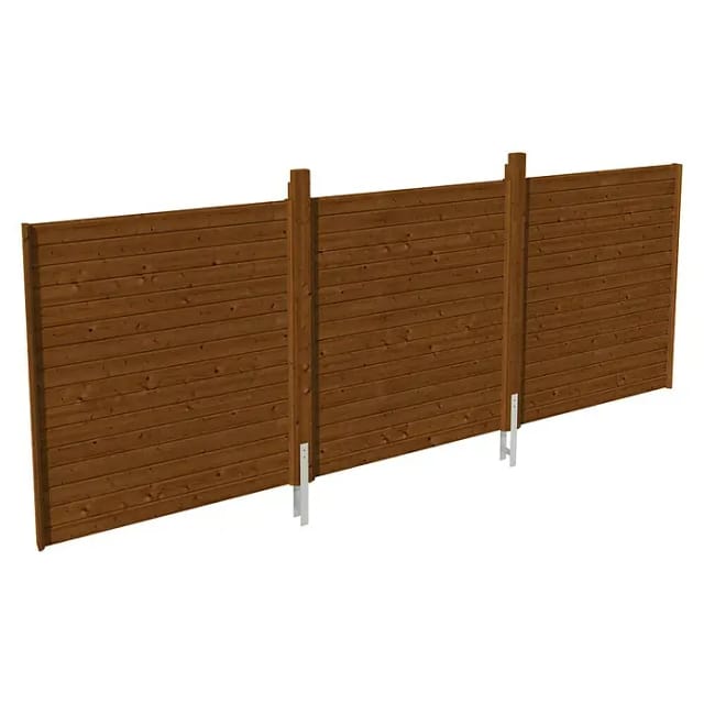Skan Holz Rückwand Profilschalung 550 x 200 cm Nussbaum