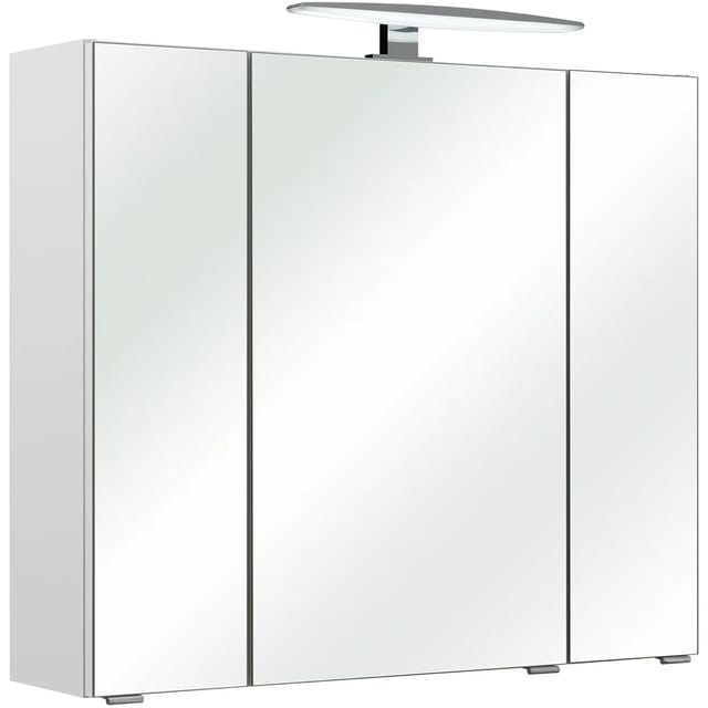 Pelipal Spiegelschrank Weiß Glänzend 80 cm