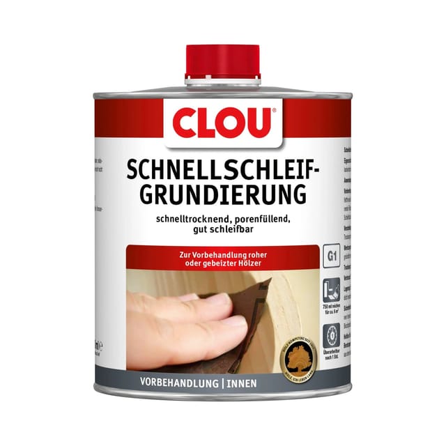 Clou Schnellschleif-Grundierung Transparent 750 ml